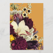 秋の花模様葬祭記念発表 プログラム (裏面)