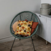 秋の花模様 – ファームハウスボホ クッション