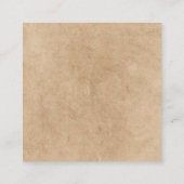 秋の花模様&宿泊情報秋の結婚式 エンクロージャーカード (裏面)