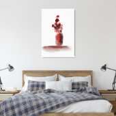 秋の花生絵画の キャンバスプリント (インサイチュ (寝室))