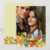 秋の花輪の写真の発表 案内状 (正面/裏面)