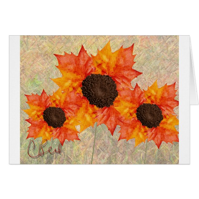 秋の花 (正面横)