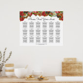 秋の花18表結婚座図 ポスター (キッチン)