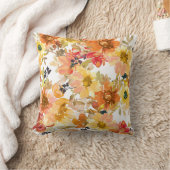秋の花1 クッション (ブランケット)
