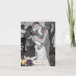 秋の花 ウェディングフォト 感謝カード