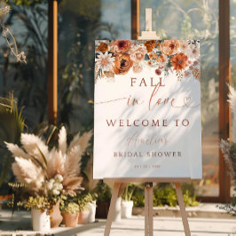 秋の花 ウェルカムサイン Fall In Love ポスター