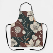 秋の花 エプロン (正面)