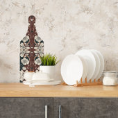 秋の花 カッティングボード