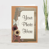 秋の花 カード (正面)