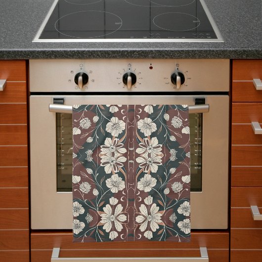 秋の花 キッチンタオル