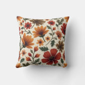 秋の花 クッション (裏面)