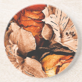 秋の花 コースター