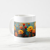 秋の花 コーヒーマグカップ (正面左)