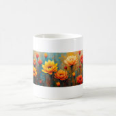 秋の花 コーヒーマグカップ (中央)