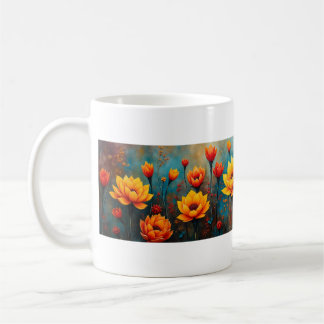 秋の花 コーヒーマグカップ