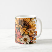 秋の花 コーヒーマグカップ (正面右)