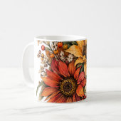 秋の花 コーヒーマグカップ (正面左)