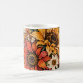 秋の花 コーヒーマグカップ (中央)