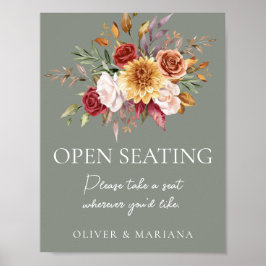 秋の花 サージュグリーン 結婚式 オープンレジストリ サイン