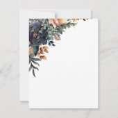 秋の花、シャンパングラス引退 招待状 (裏面)