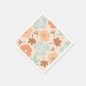 秋の花 スタンダードカクテルナプキン (角)