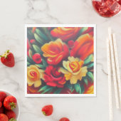 秋の花 スタンダードランチョンナプキン (インサイチュ)