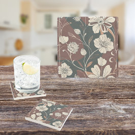 秋の花 ストーンコースター