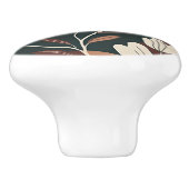 秋の花 セラミックノブ (側面)