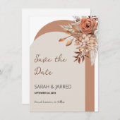 秋の花 セーブザデート (正面/裏面)