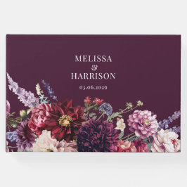 秋の花 ダリア ダーク ゲストブック