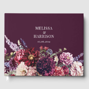 秋の花 ダリア ダーク ゲストブック