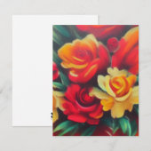 秋の花 ノートカード (正面/裏面)