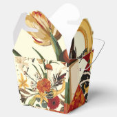 秋の花、ハーブ、キノコのシームレス。 フェイバーボックス (オープン)