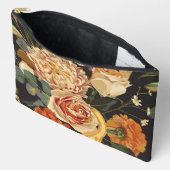 秋の花、ハーブ、キノコイラストレーション。 アクセサリーポーチ (見開き)