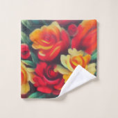 秋の花 バスタオルセット (ウォッシュタオル)