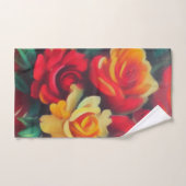 秋の花 バスタオルセット (ハンドタオル)