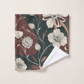 秋の花 バスタオルセット (ウォッシュタオル)