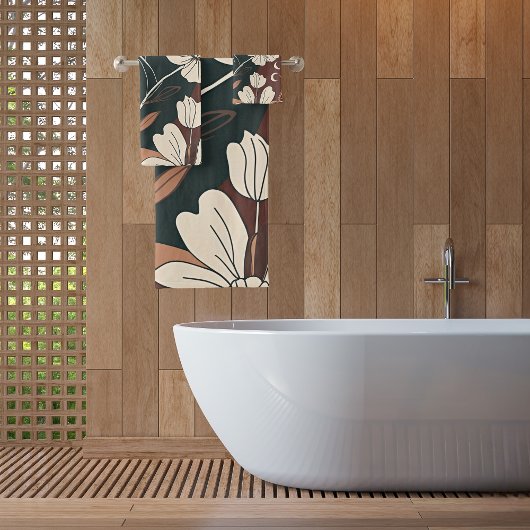 秋の花 バスタオルセット