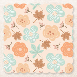 秋の花 ペーパーコースター