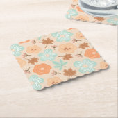 秋の花 ペーパーコースター (アングル)