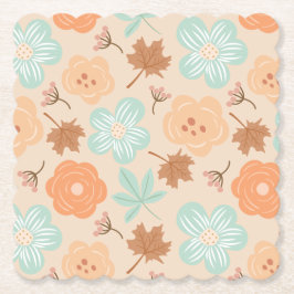 秋の花 ペーパーコースター