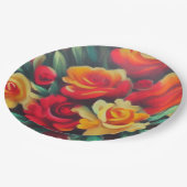 秋の花 ペーパープレート (アングル)