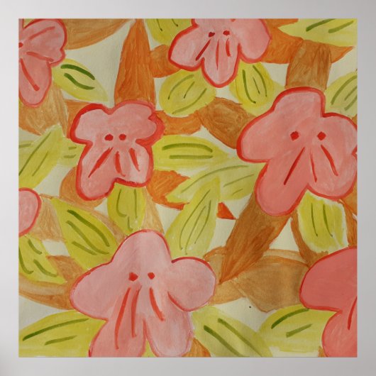 秋の花 ポスター (正面)