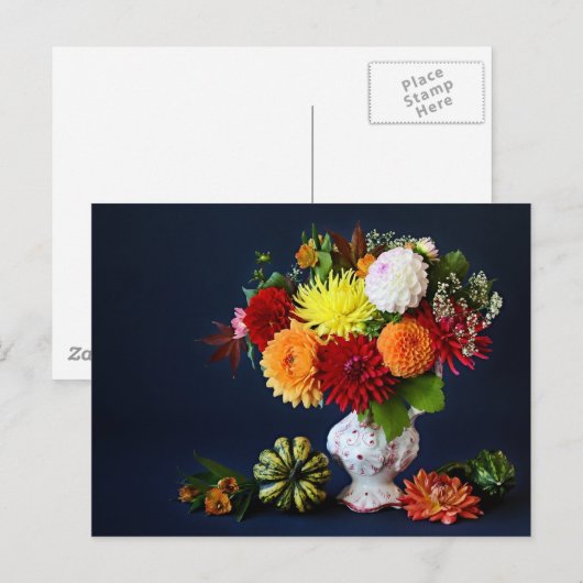 秋の花 ポストカード (正面/裏面)