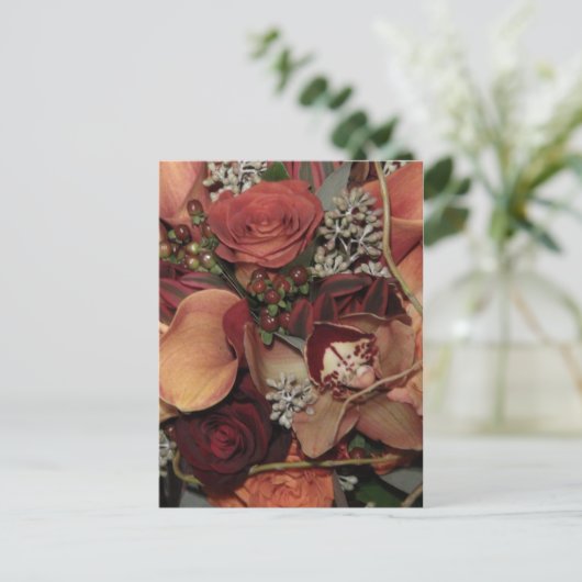 秋の花 ポストカード (スタンド正面)