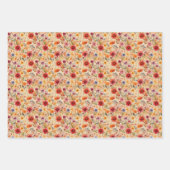 秋の花 ラッピングペーパーシート (正面2)