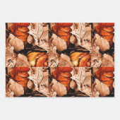 秋の花 ラッピングペーパーシート (正面3)