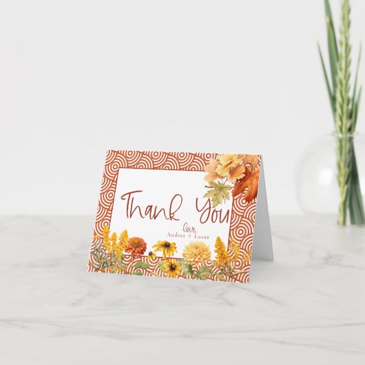 秋の花 | 秋ありがとう サンキューカード (正面)