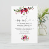 秋の花 秋の飲み会とお披露目 招待状 (スタンド正面)