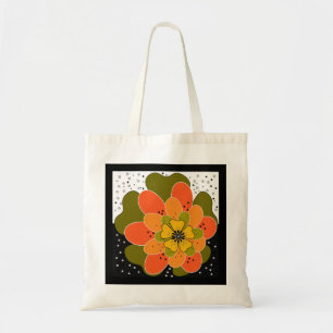 秋の花,秋,花,イラストレーション投げ トートバッグ